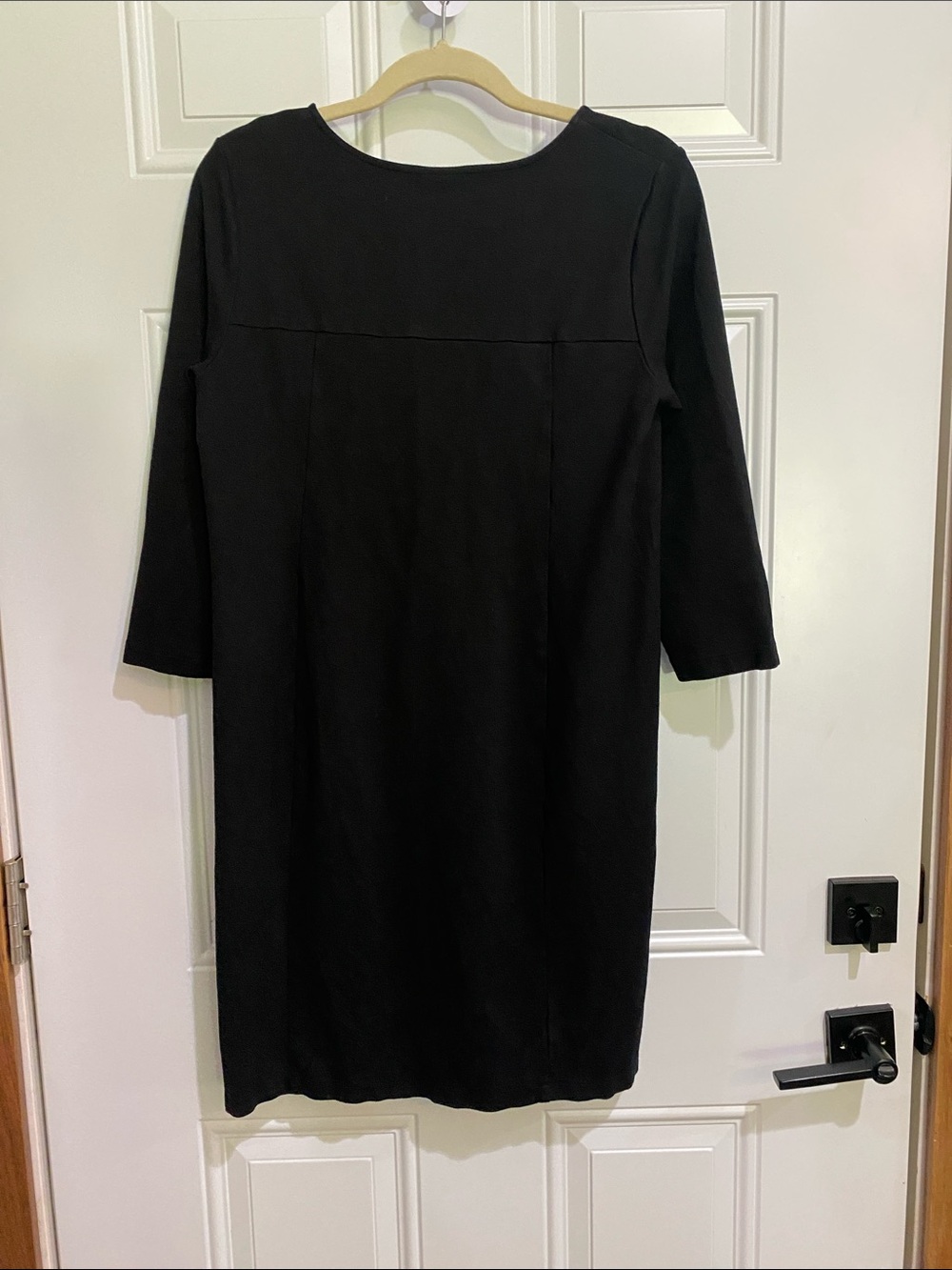 J. Jill Black Midi Shift Dress - Picture 5 of 9